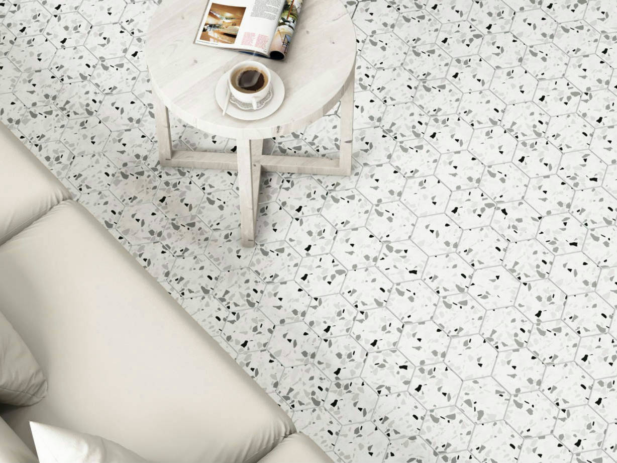 Altea 5.5X6.3” White Hexagon | Classic Tile Imports