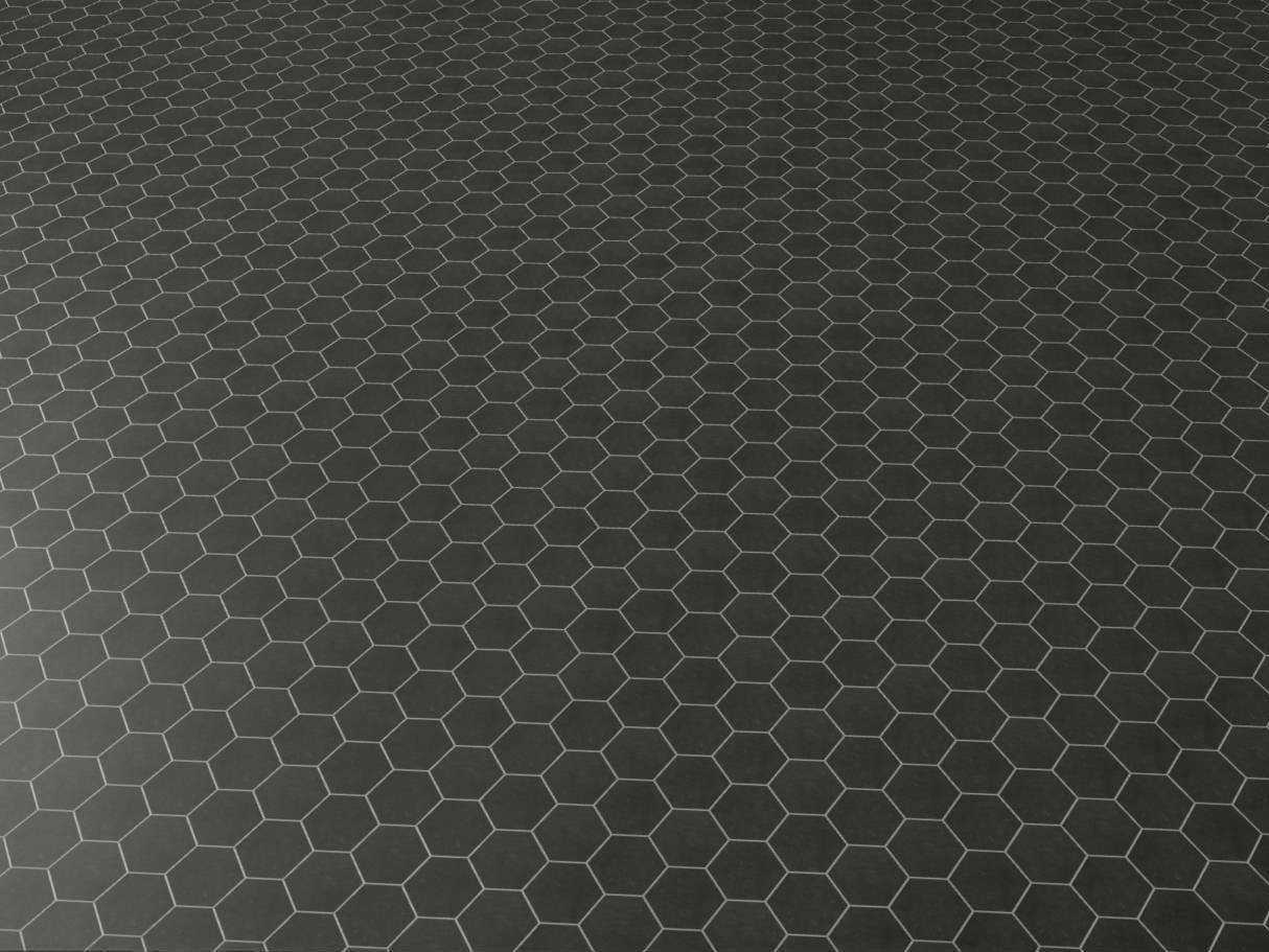 Ashland Black Hexagon 3X3 | Classic Tile Imports
