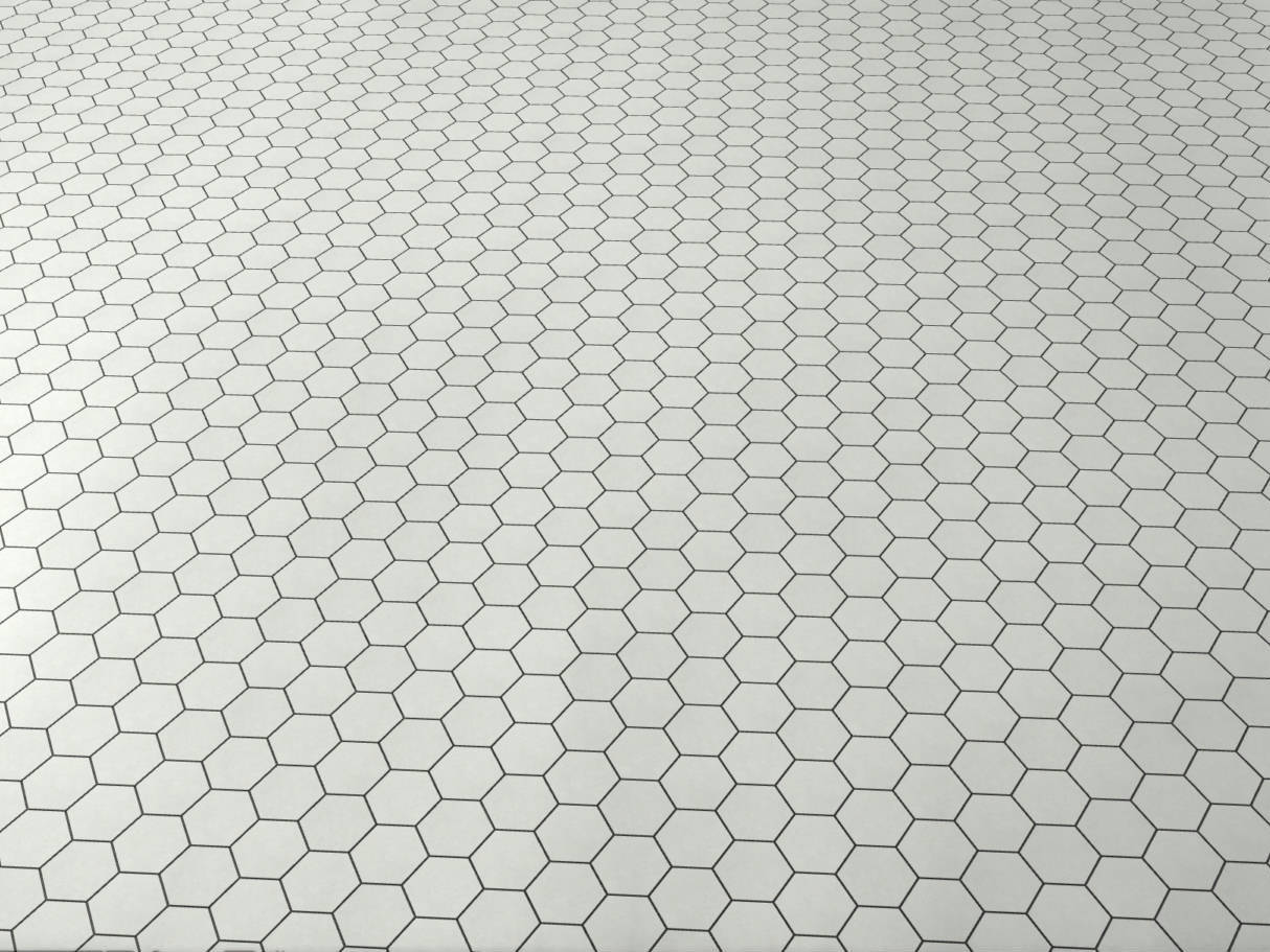 Ashland White Hexagon 3X3 | Classic Tile Imports
