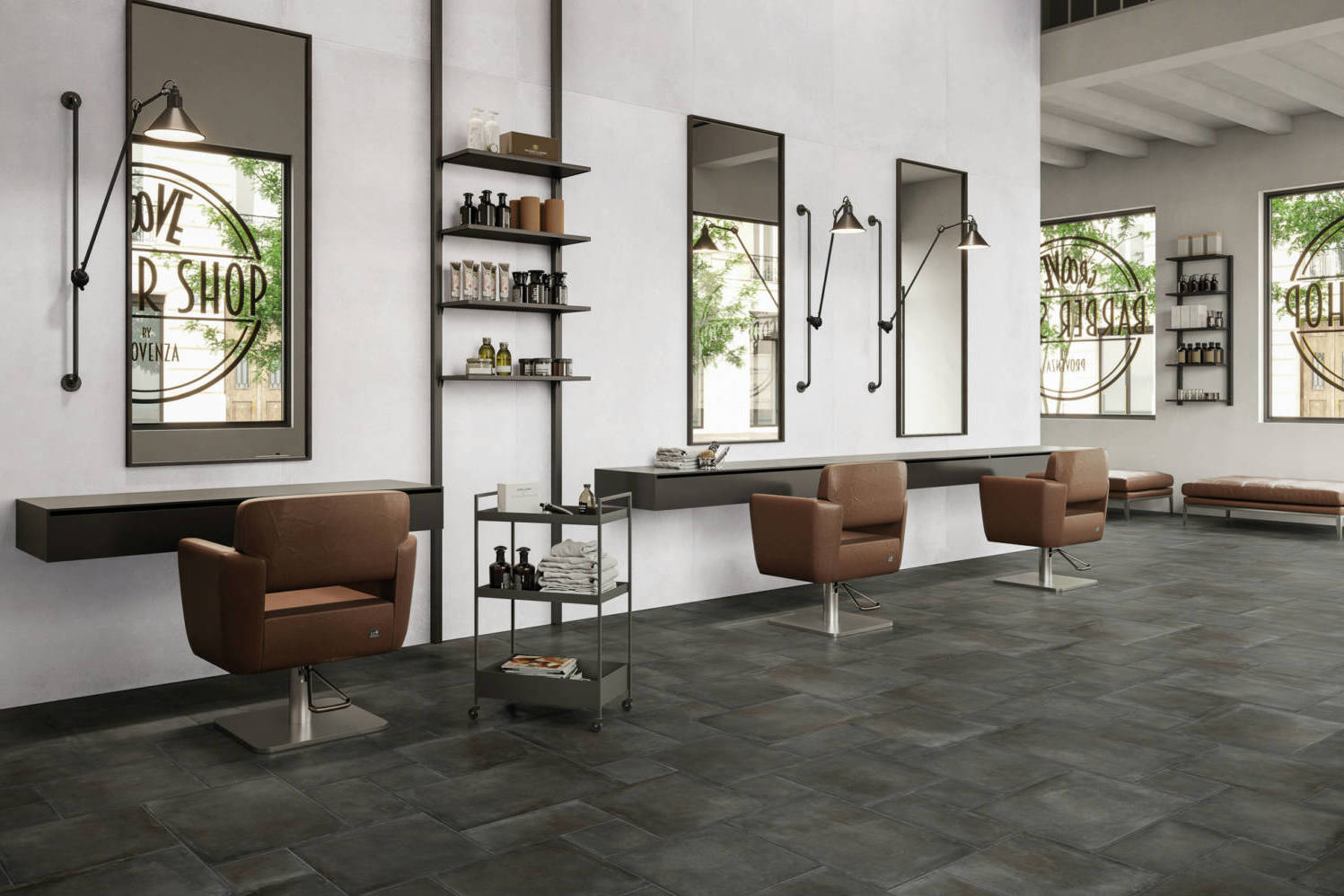 Charleston Palms Steel Modular 3 | Classic Tile Imports