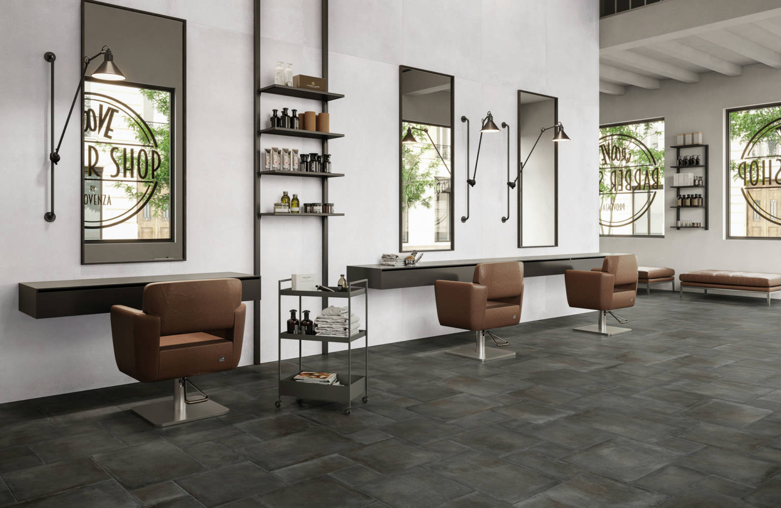 Charleston Palms Steel Modular 3 | Classic Tile Imports