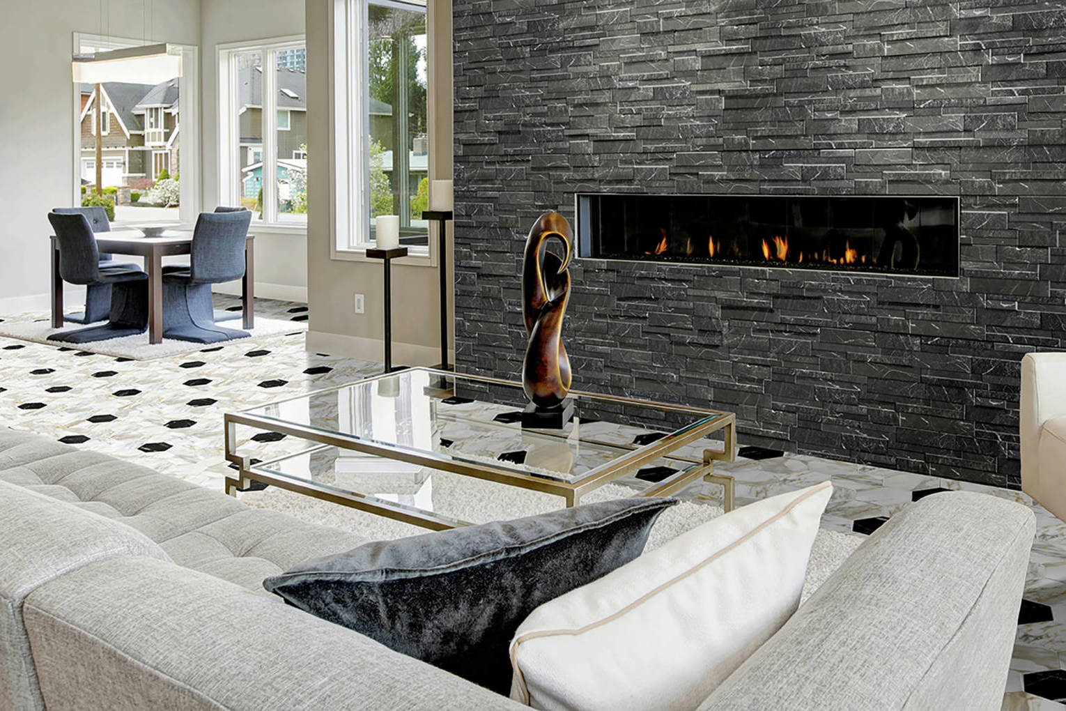 Milan Dante Nero 0 | Classic Tile Imports