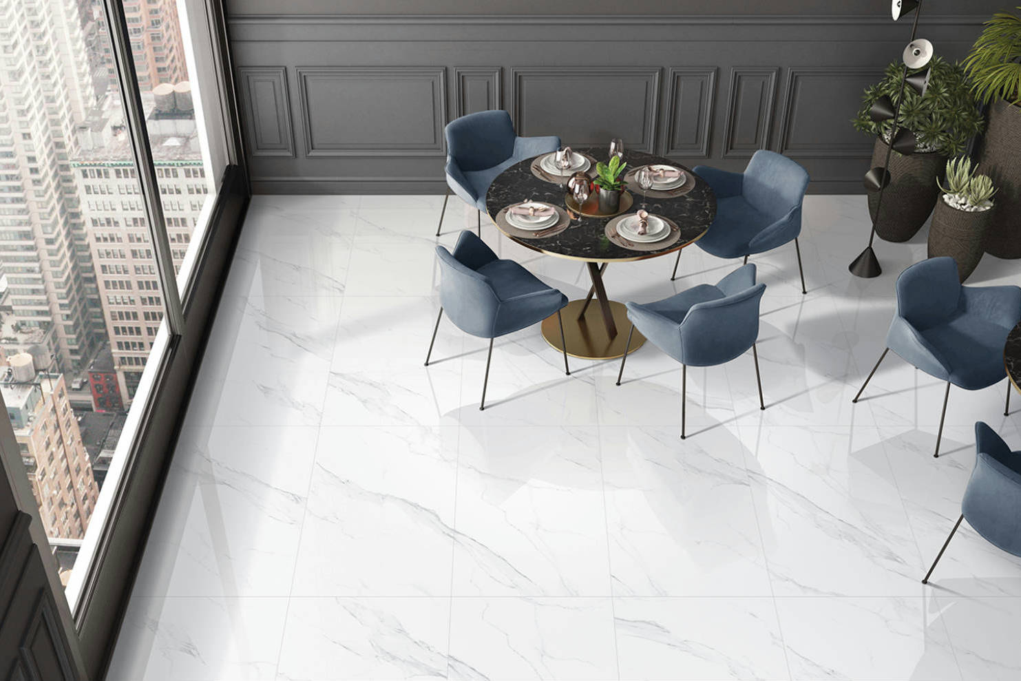 Treasure Statuario 24x48 Polished | Classic Tile Imports