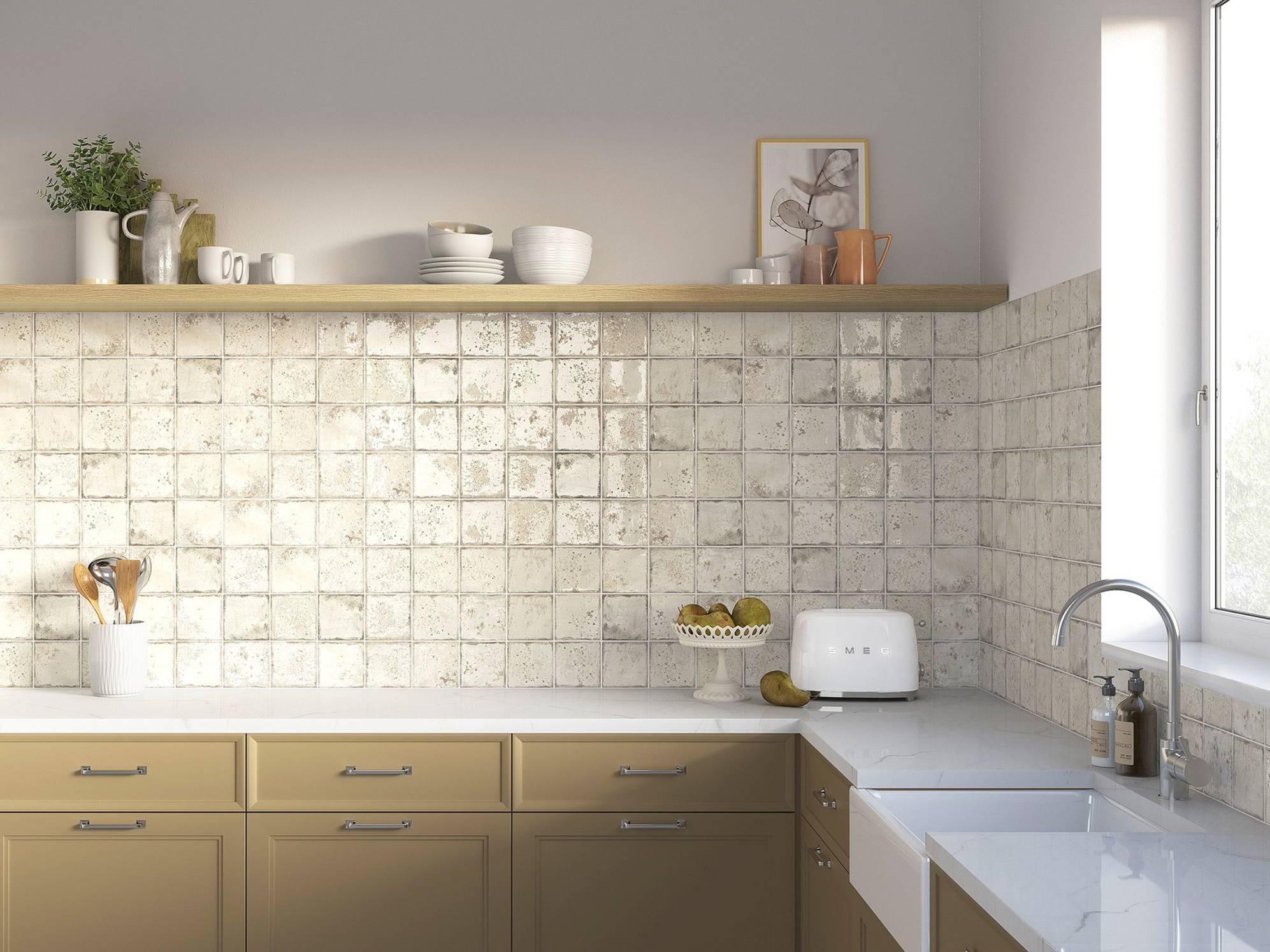 Jamaica Cream 5x5 | Classic Tile Imports