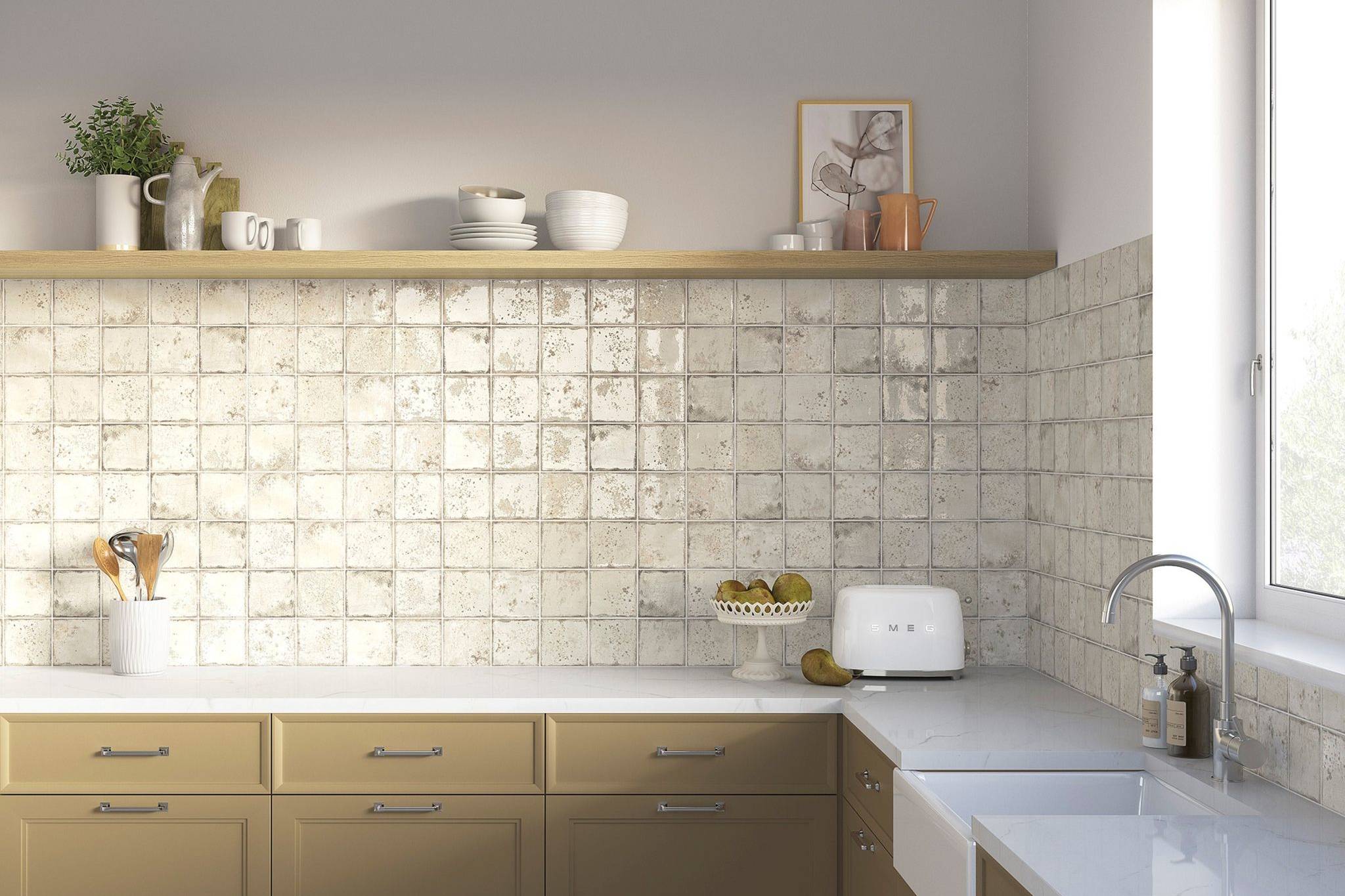 Jamaica Cream 5x5 | Classic Tile Imports