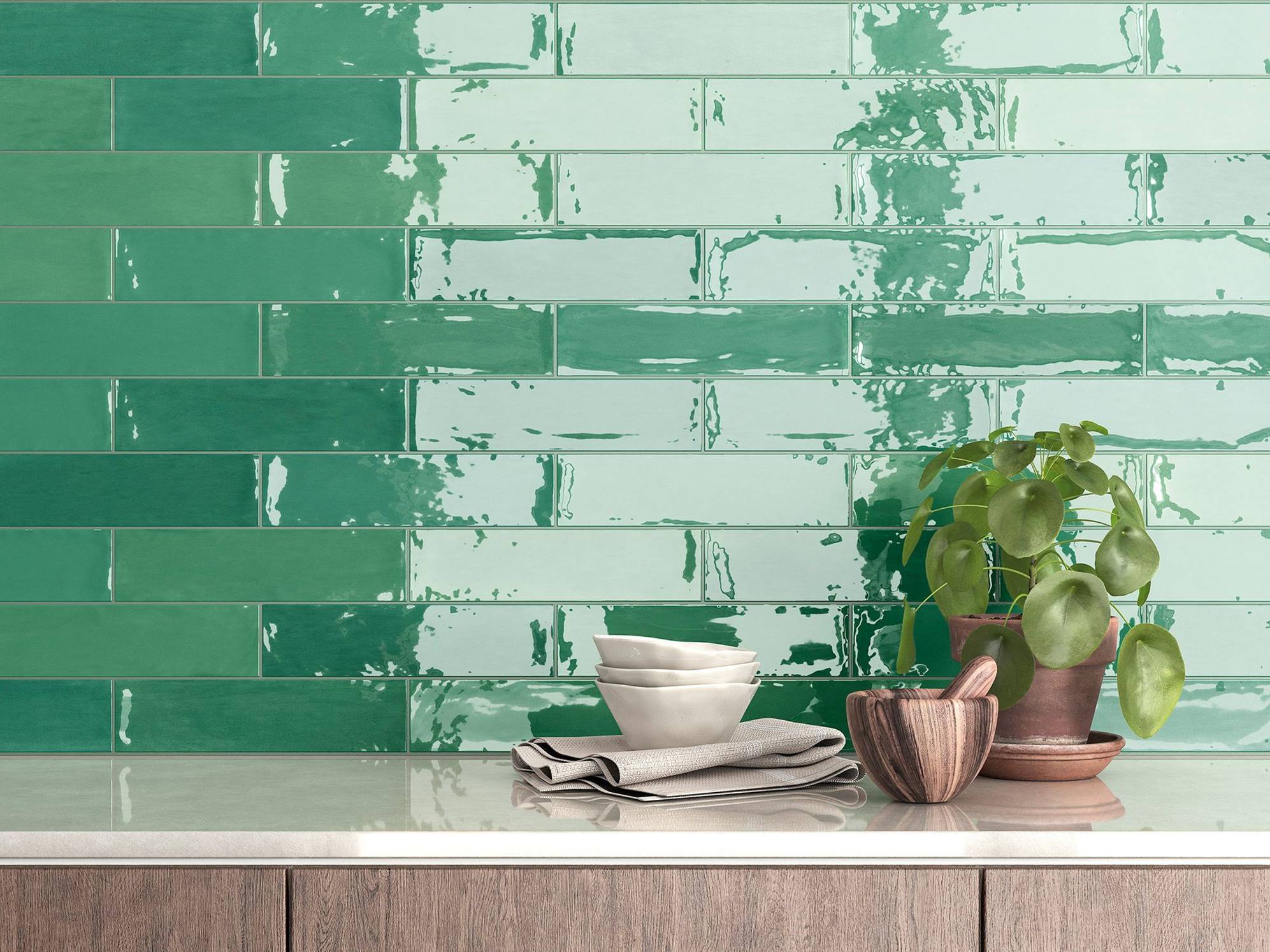 Morocco Green 3x11 | Classic Tile Imports