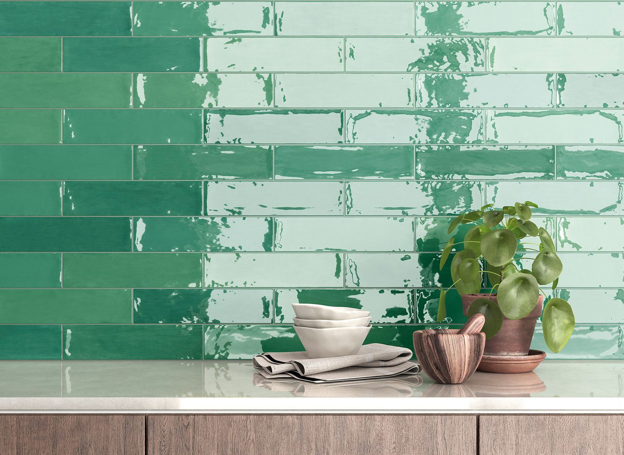 Morocco Green 3x11 | Classic Tile Imports