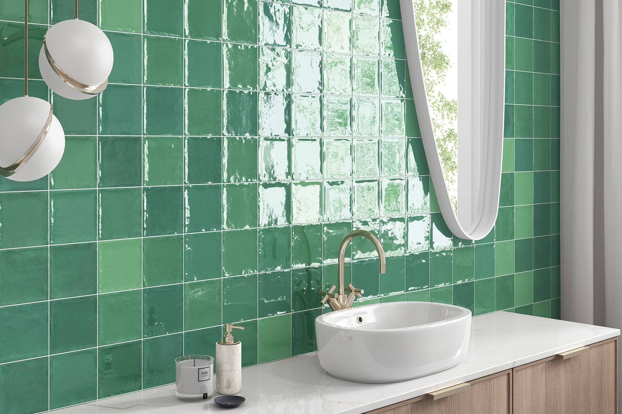 Morocco Green 5x5 | Classic Tile Imports