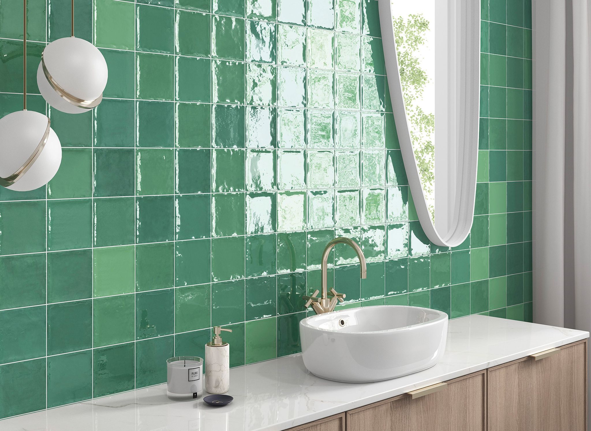 Morocco Green 5x5 | Classic Tile Imports