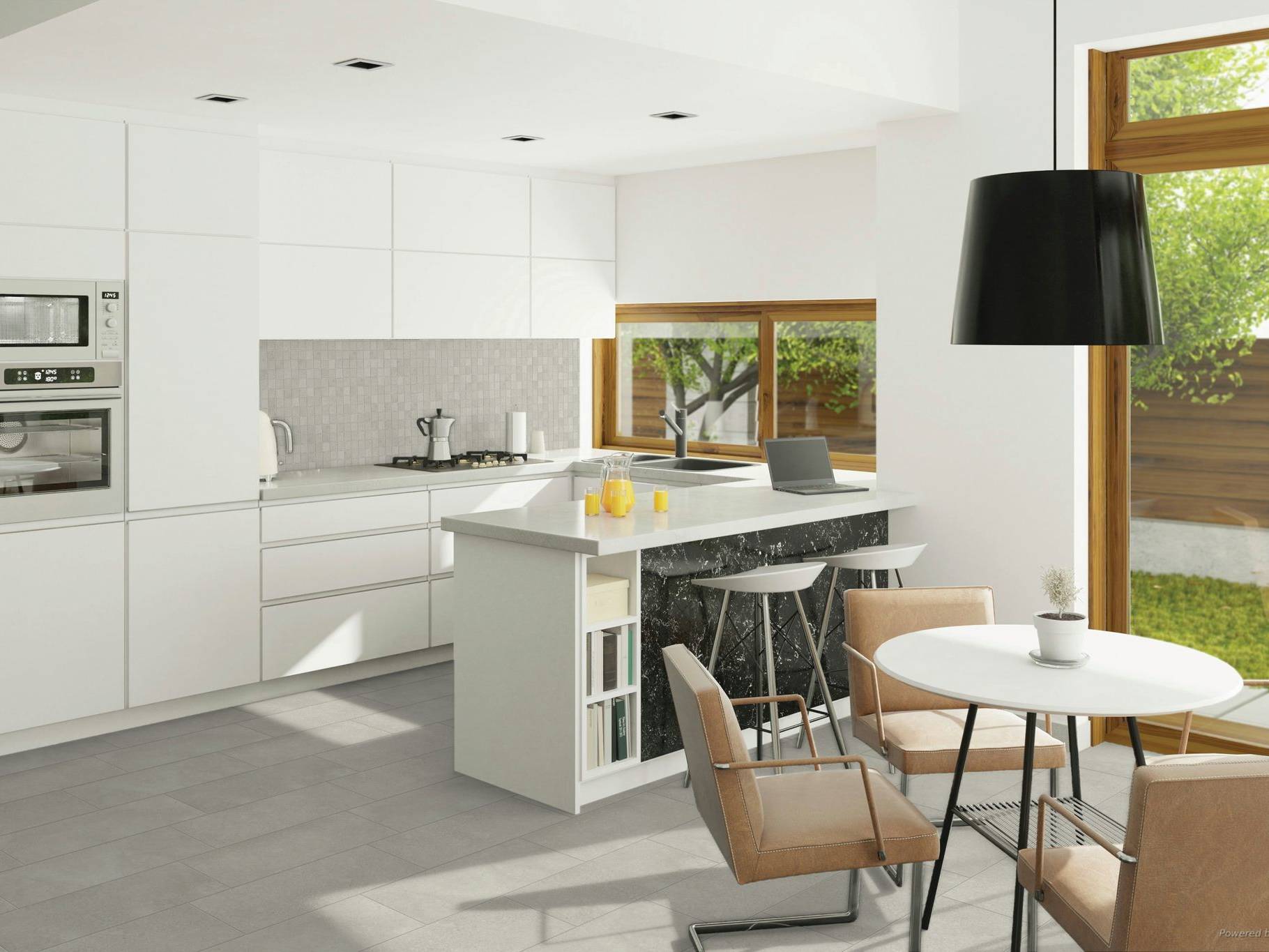 Madison 12x24 and 2x2 Glacier Matte 2 | Classic Tile Imports
