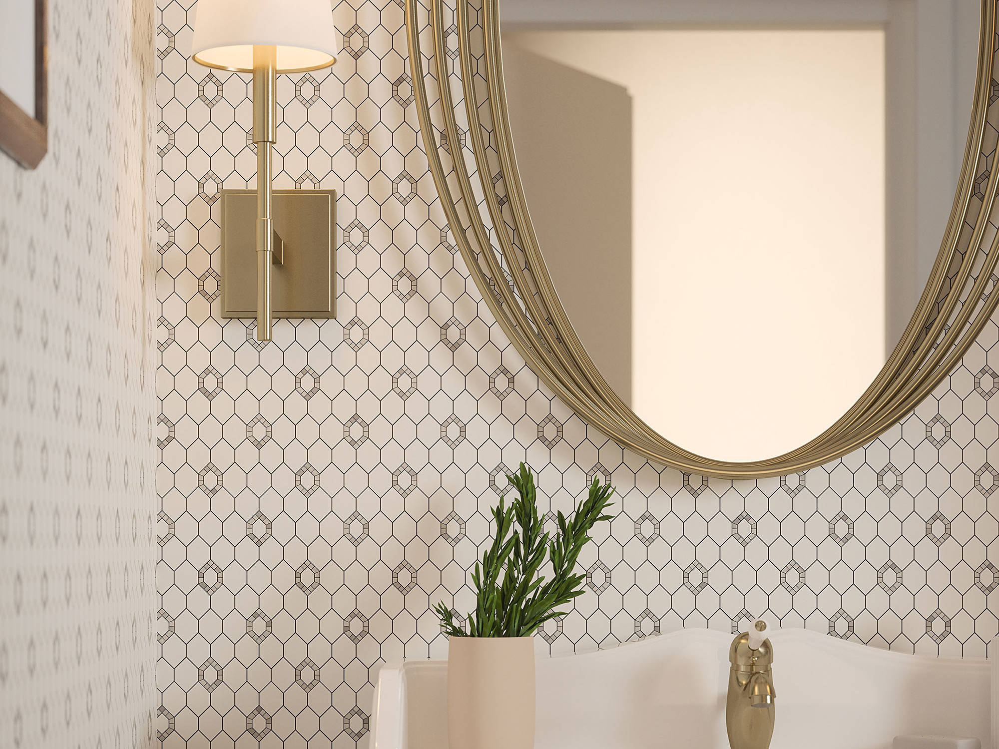 Daffodil Grey Mosaic | Classic Tile Imports