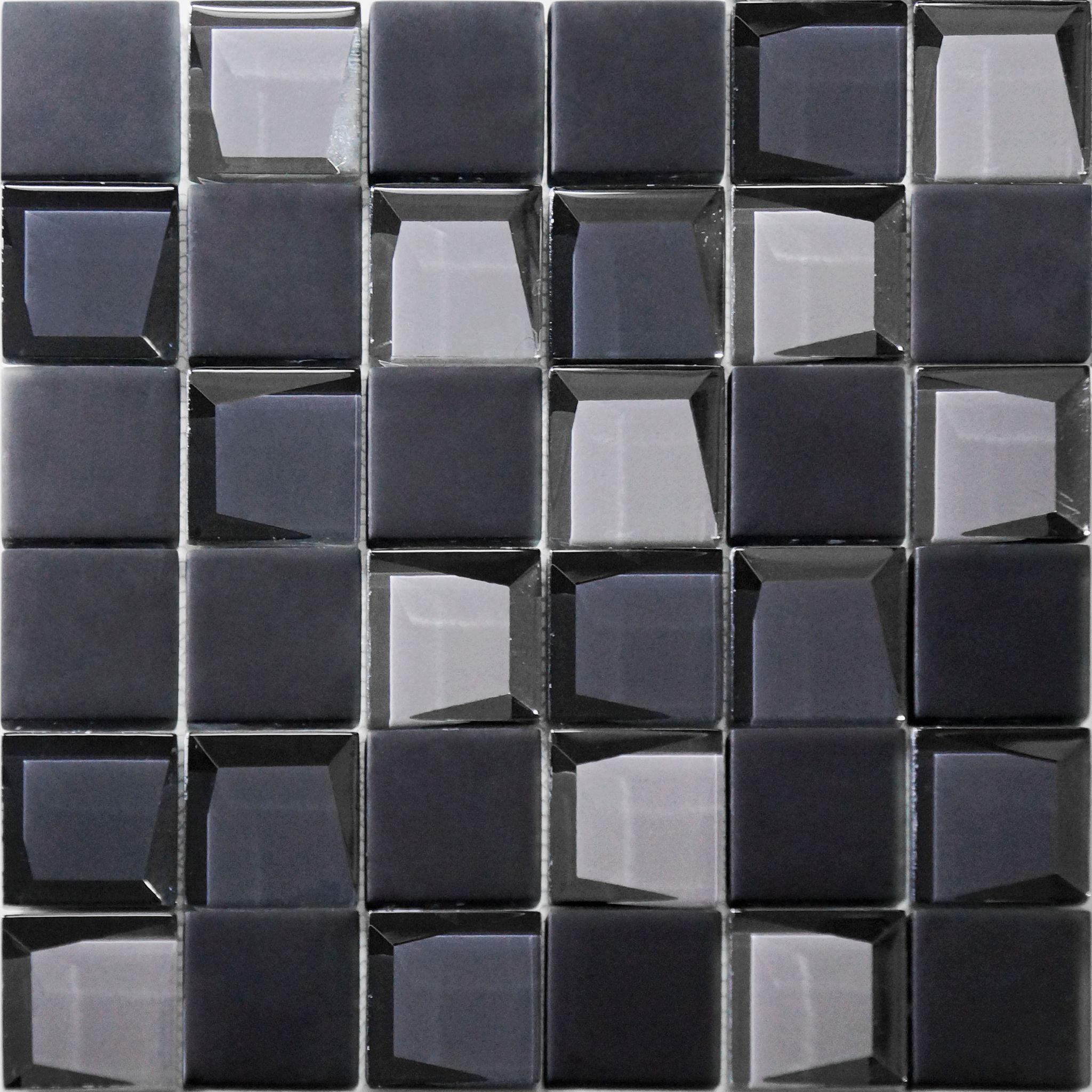 Glass 2"x2" Grey Mix Mosaic | Classic Tile Imports