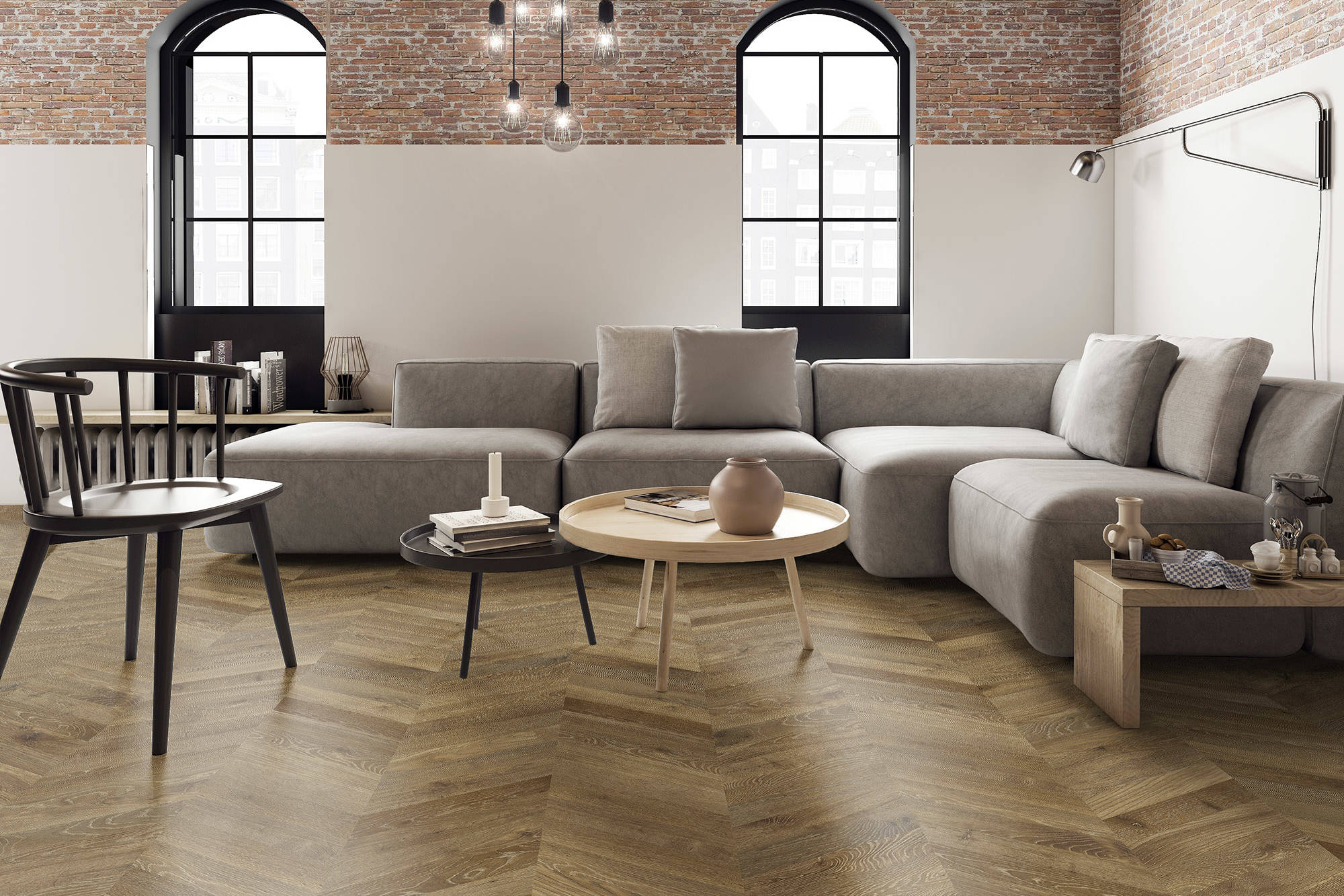 True Earth Chevron 4 | Classic Tile Imports