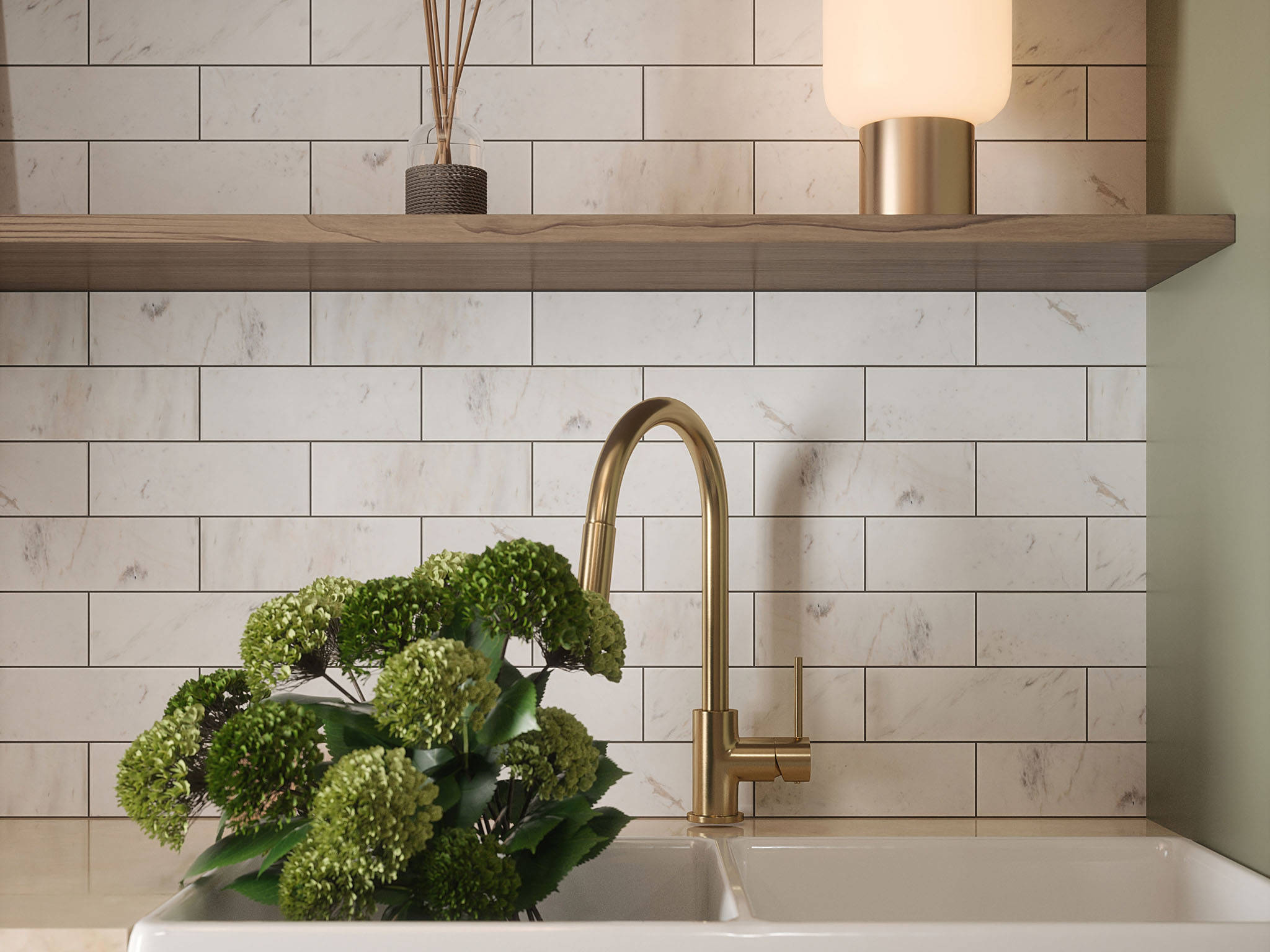 Camellia Field Tile | Classic Tile Imports