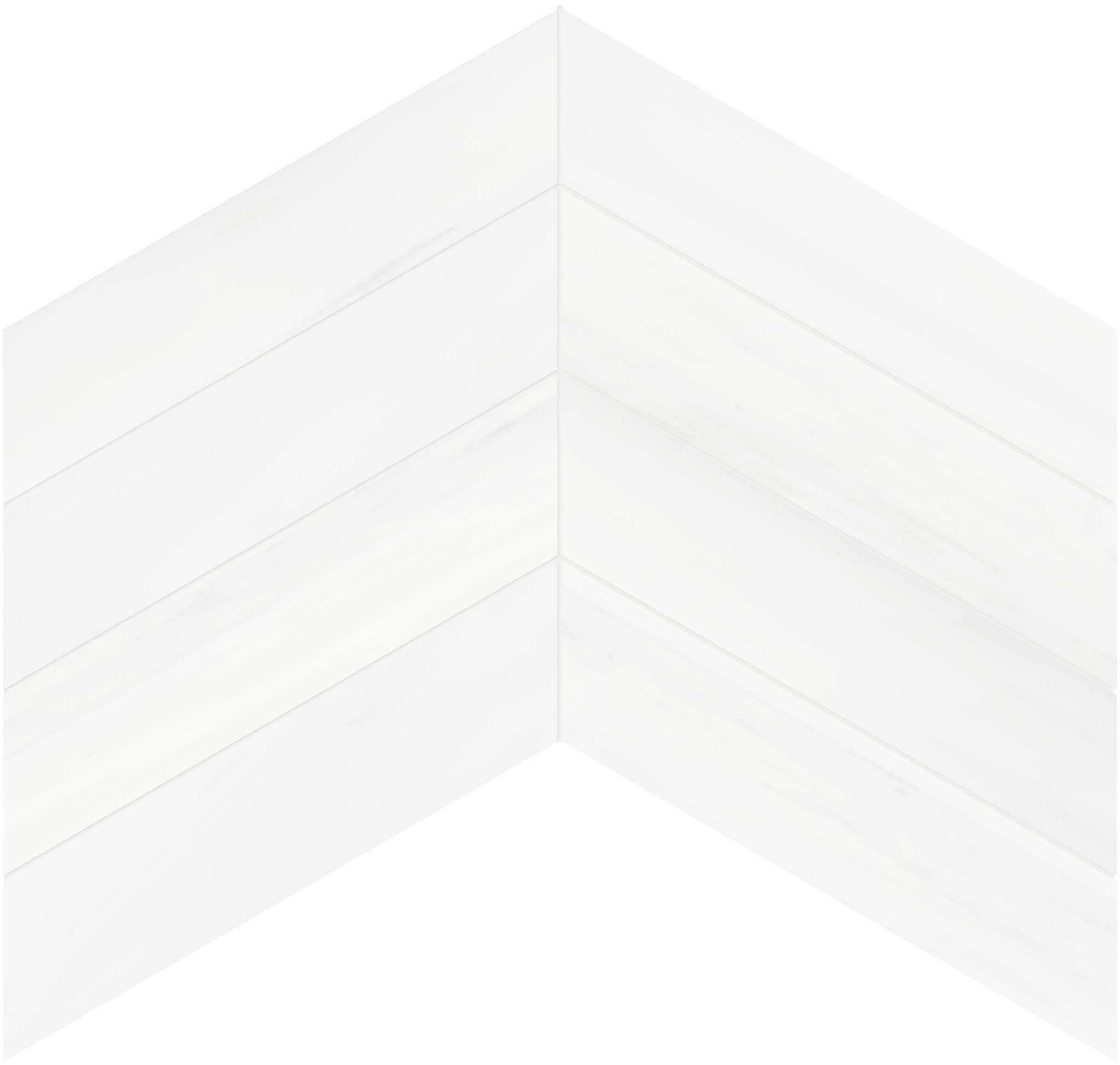 Cosmo Lumino 2x8.5 Chevron Mosaic | Classic Tile Imports