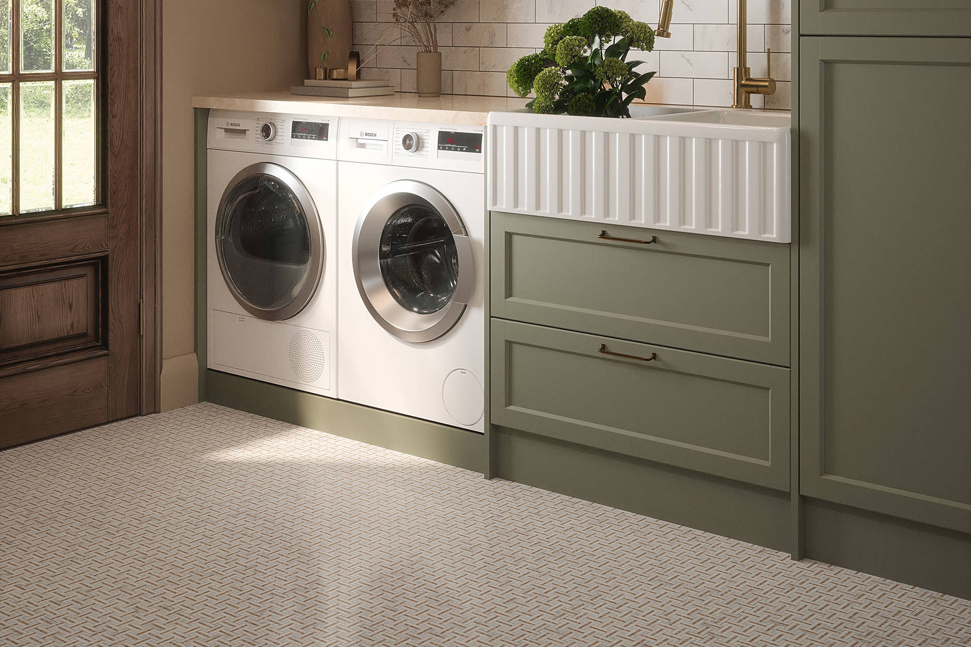 Gazebo Cream Mosaic | Classic Tile Imports