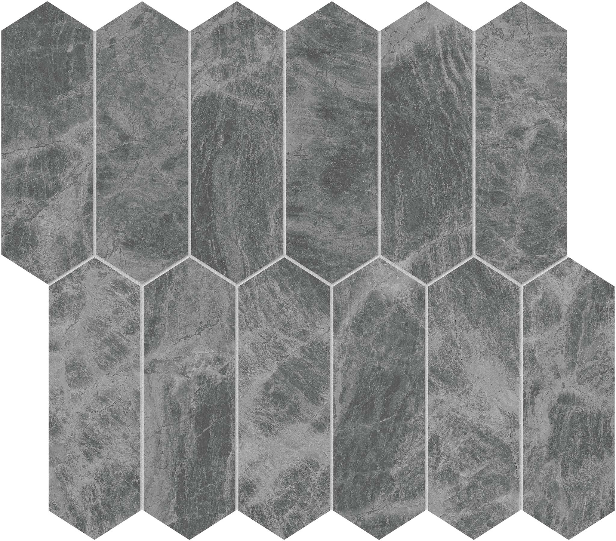 Gemma Mystique 2x6 Picket Mosaic | Classic Tile Imports