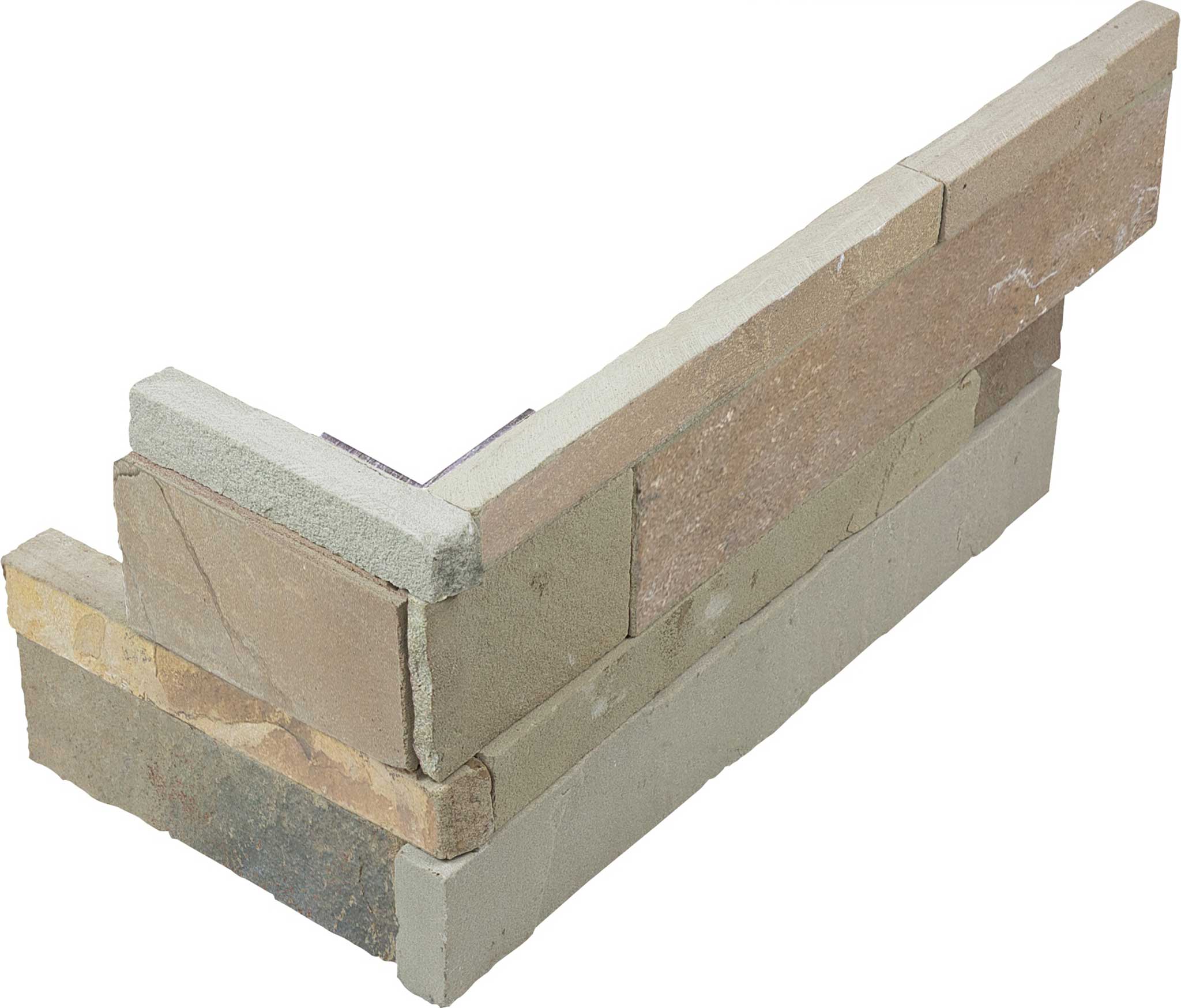 Ledger Stone 6x18 Assembled Corner | Classic Tile Imports