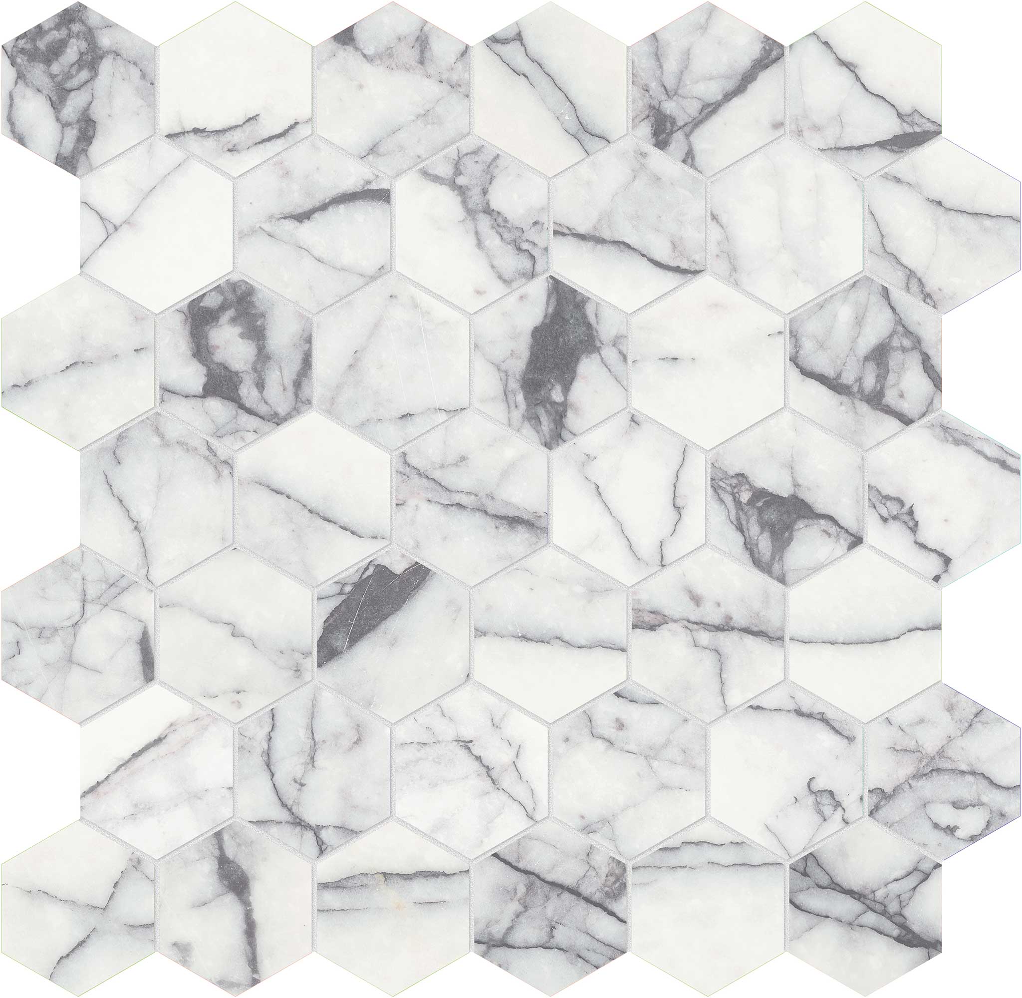 Lilac Volta 2 Hexagon Mosaic | Classic Tile Imports