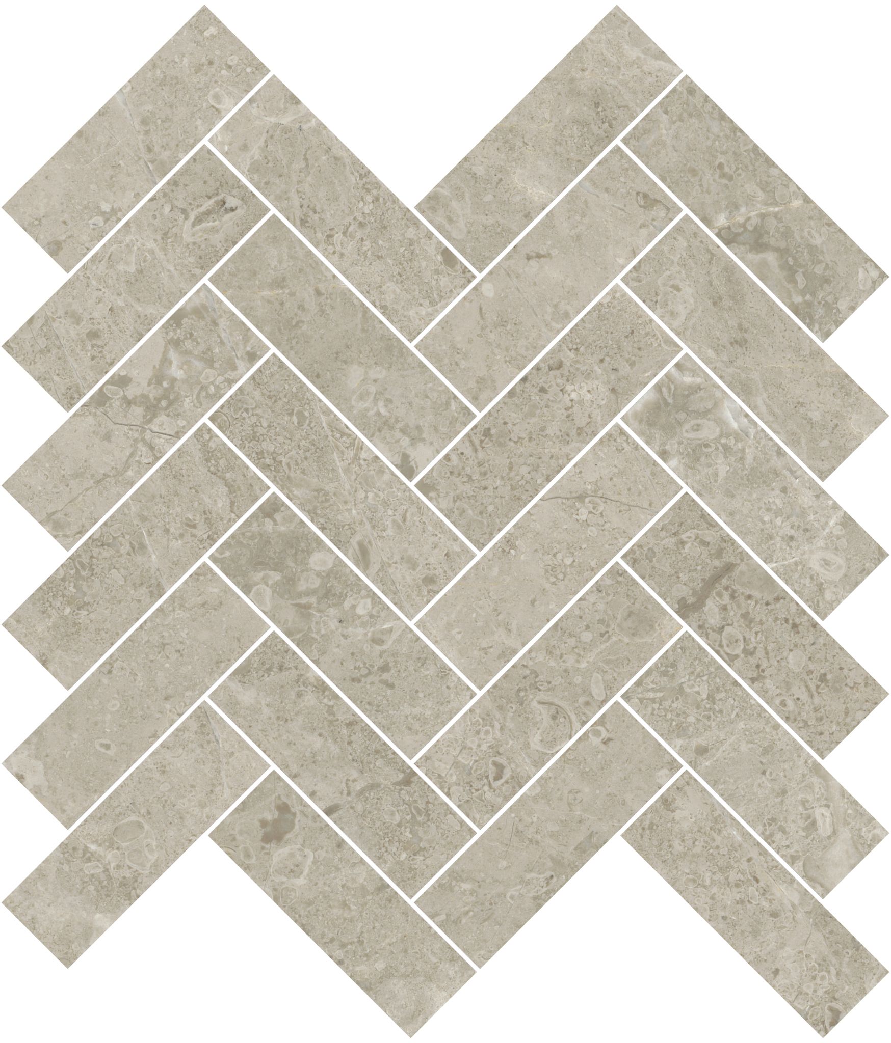 Ritz Gray 1.25x4 Herringbone Mosaic | Classic Tile Imports