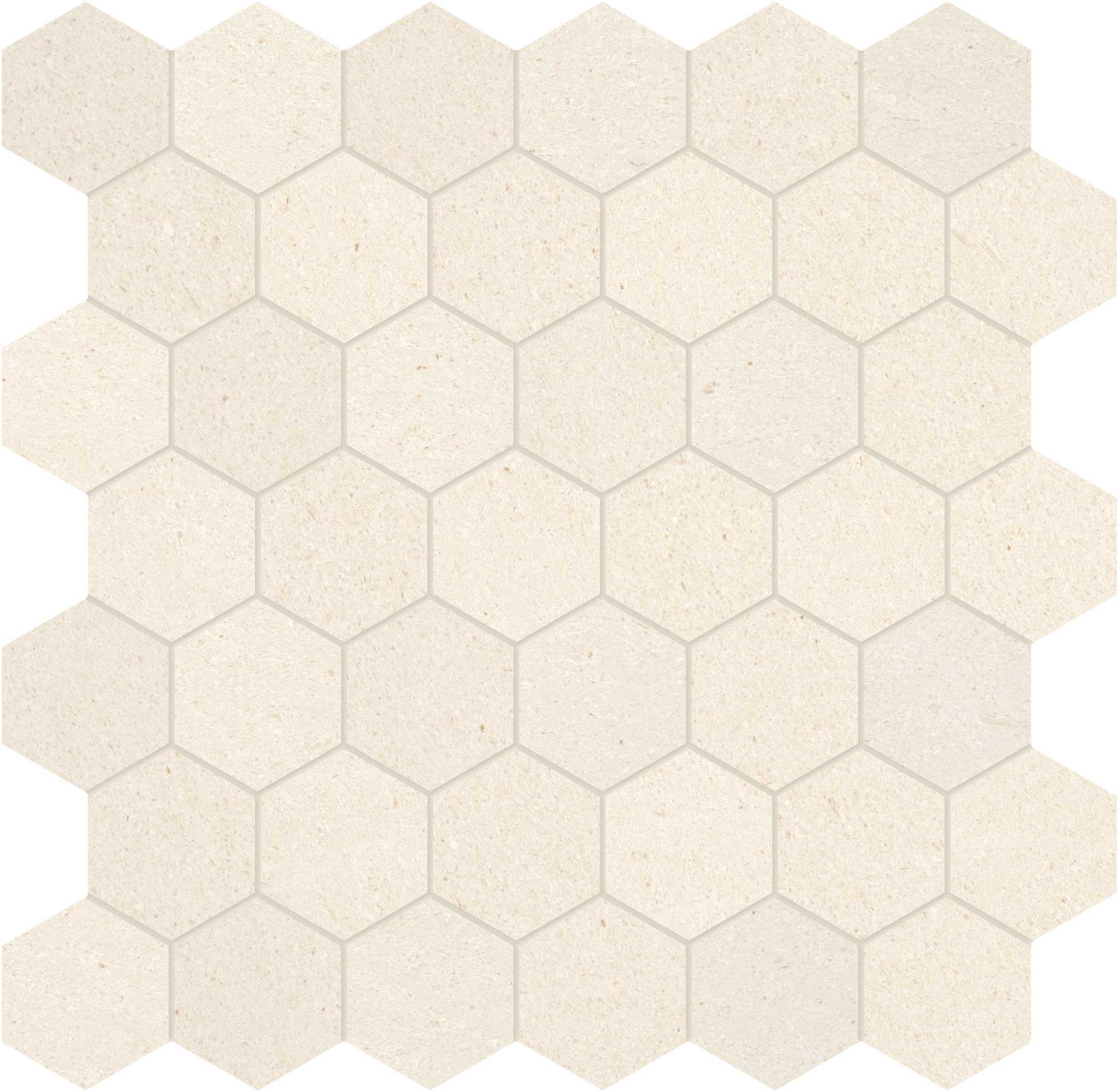 Serene Ivory 2 Hexagon Mosaic | Classic Tile Imports