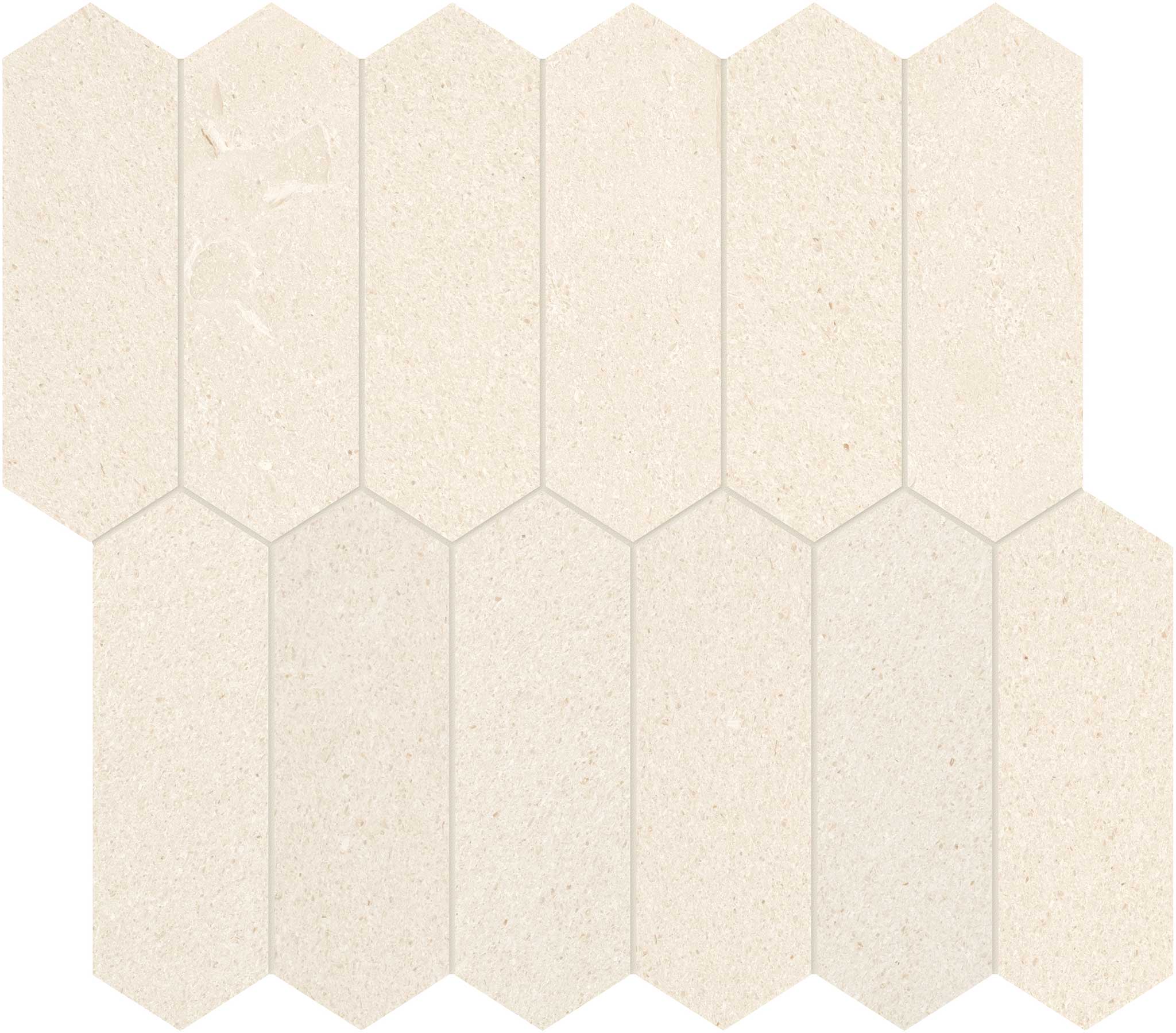 Serene Ivory 2x6 Picket Mosaic | Classic Tile Imports