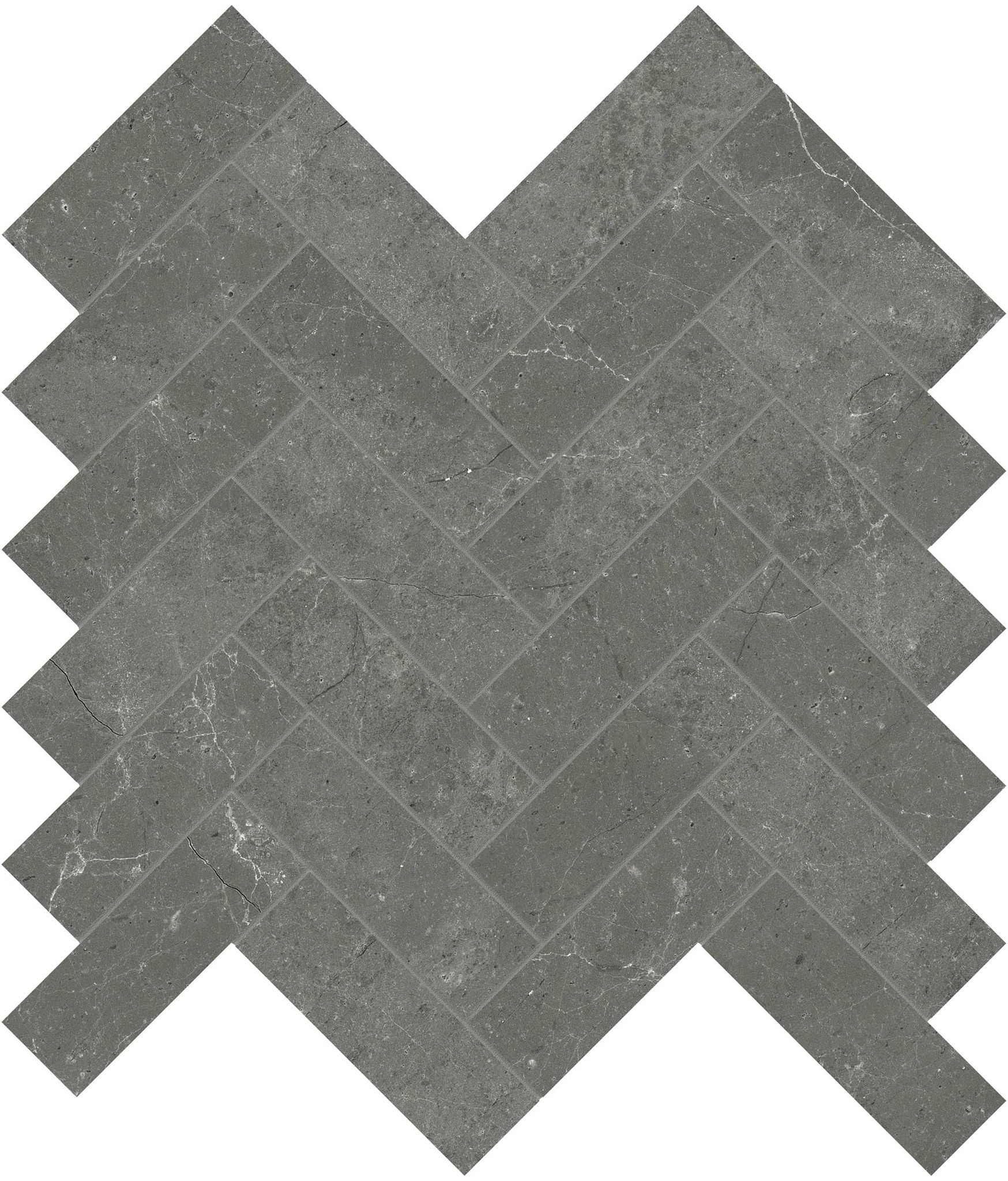 Stark Carbon 1.25x4 Herringbone Mosaic | Classic Tile Imports