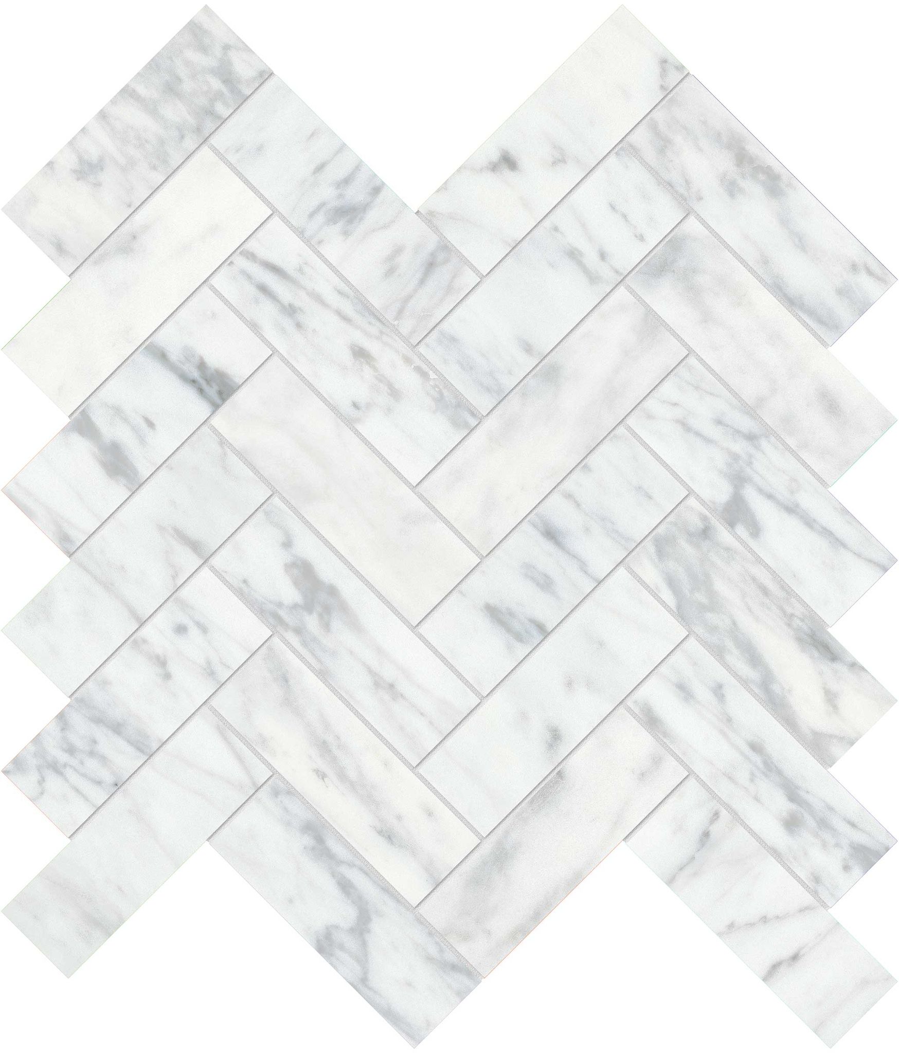 Virtue Bianco 1.25x4 Herringbone Mosaic | Classic Tile Imports