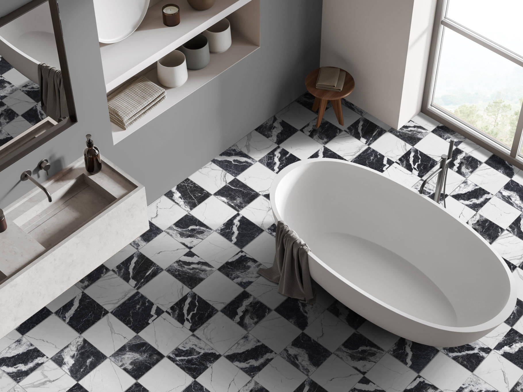 Obsession Nero & Statuario 2 | Classic Tile Imports
