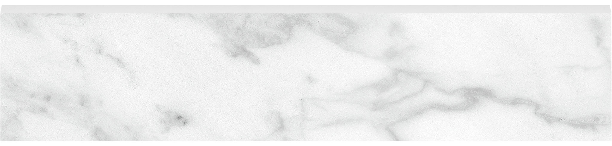 Plata 3x12 Carrara Abisso Bullnose Polished | Classic Tile Imports