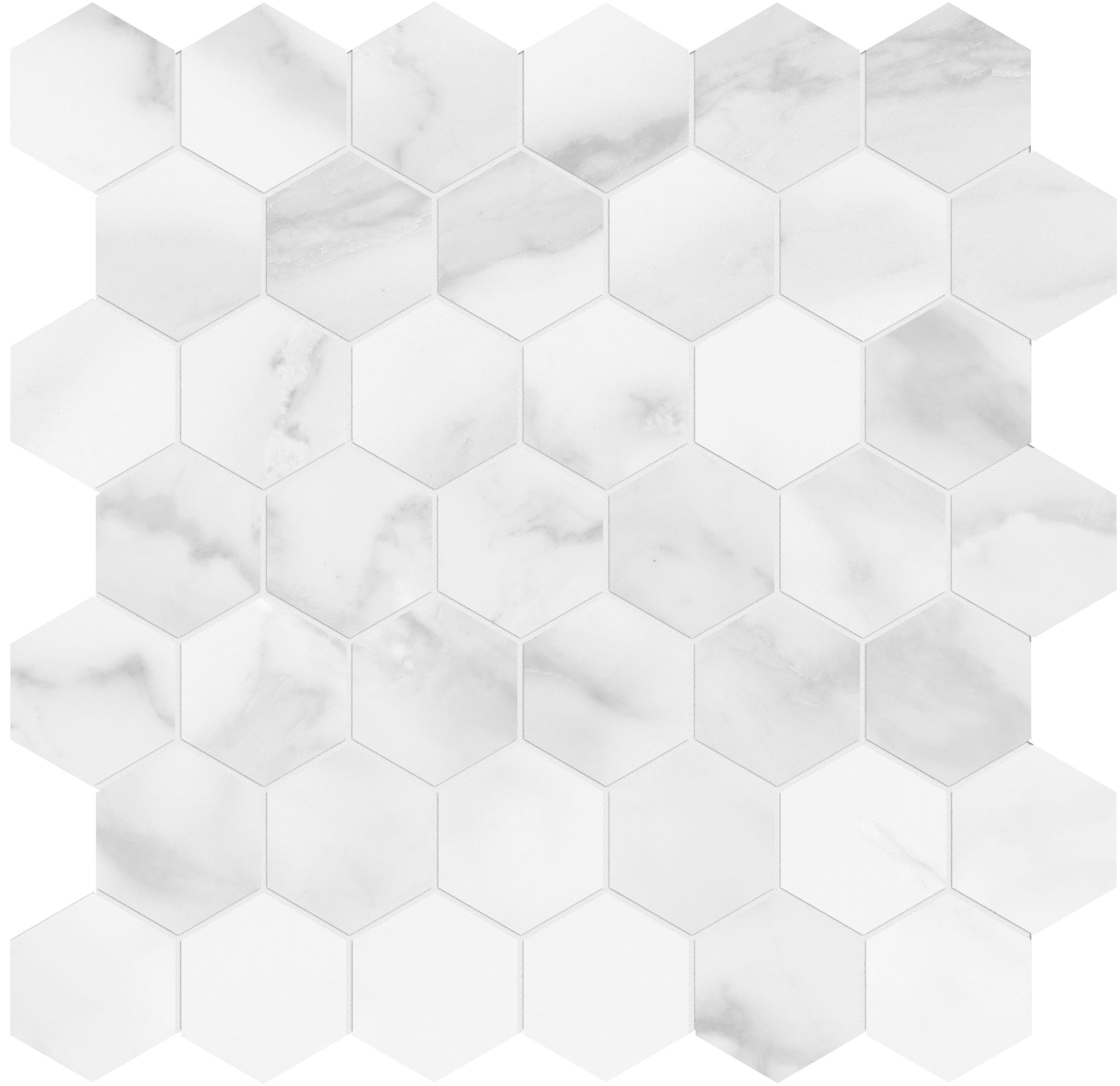 Plata Statuario Brina 2 Hexagon Polished | Classic Tile Imports
